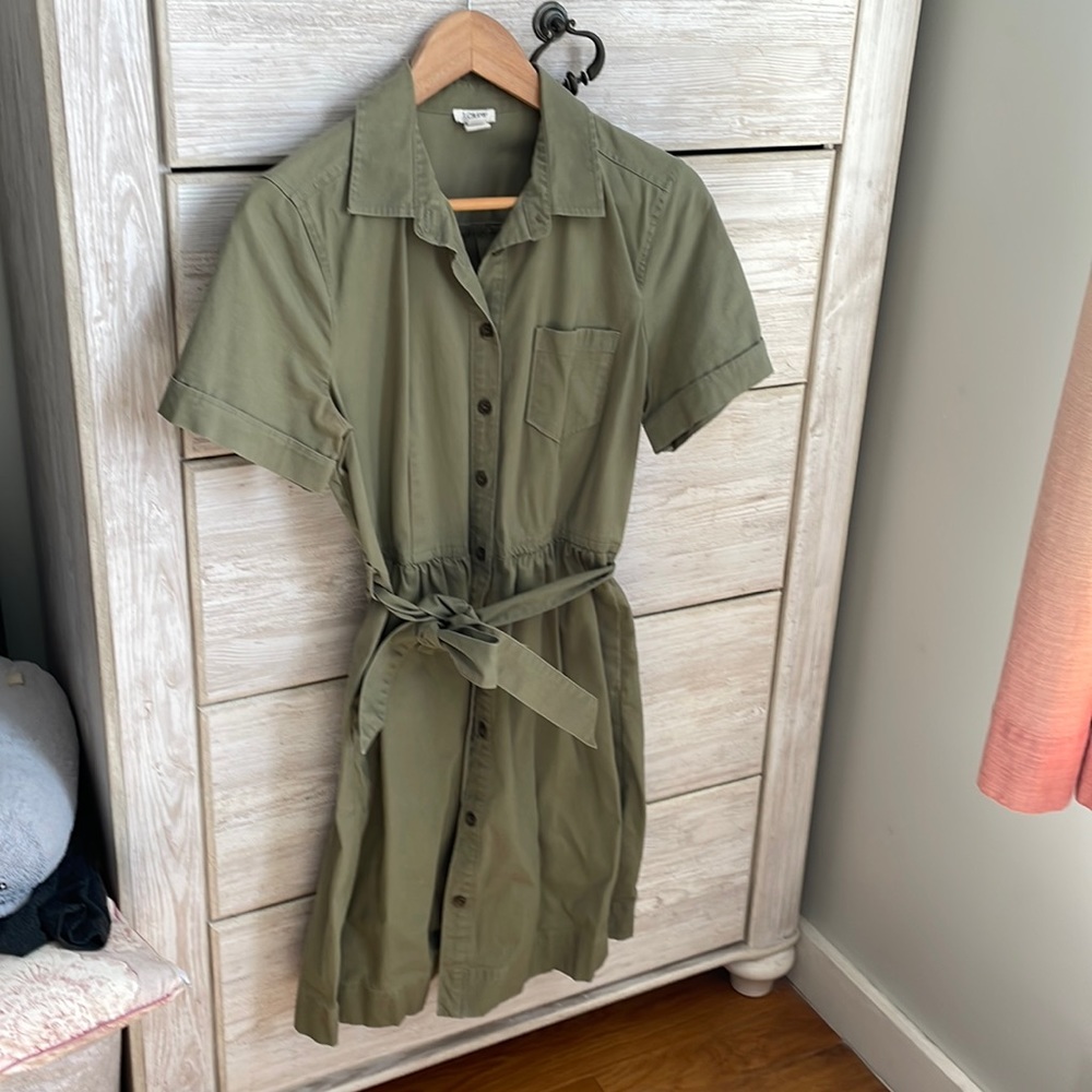 Belted J.Crew dress